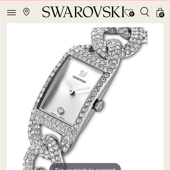 Silver Crystal Swarovski Watch - Picture 7 of 7